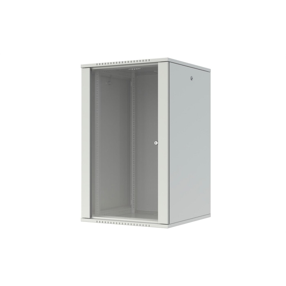 Lanview Quick Assembly Unassembled 19" 20U Rack Wall Mount W:600 X D:600 X H:1000mm - White 5715328161580