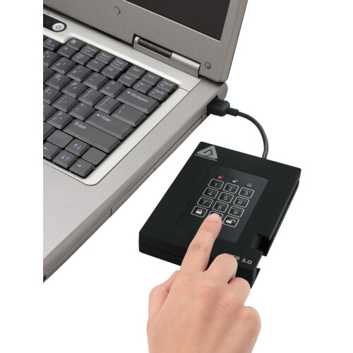 Apricorn 256GB SSD USB 3.0 PIN Access 1