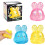 τεμάχια παιχνίδια Squishy Bunny Fidgets, μπάλες στρες Doh Bunny για ενήλικες, χαριτωμένα πα 1