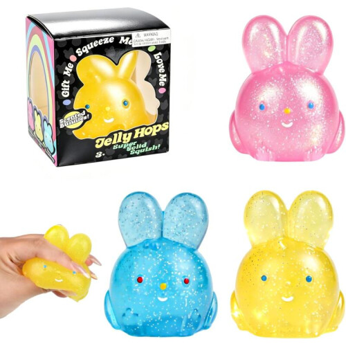 τεμάχια παιχνίδια Squishy Bunny Fidgets, μπάλες στρες Doh Bunny για ενήλικες, χαριτωμένα πα
