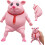 Παιχνίδι για το άγχος Pig Man με απαλή ελαστική υφή, ανθεκτικό υλικό, για παιδι 1
