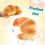 Anboor Squishies Παιχνίδια για Παιδιά με Αργή Φόρτιση, Squishies Ψωμιού, Κρουασάν Αφρού 2