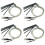 20 Pcs Bendable Acoustic Guitar Transducer Sensitivity Piezo Bridge Pickup Cable 1