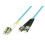 MicroConnect Optical Fibre Cable LC-ST Multimode Duplex OM3 (Aqua Blue) 7m 1