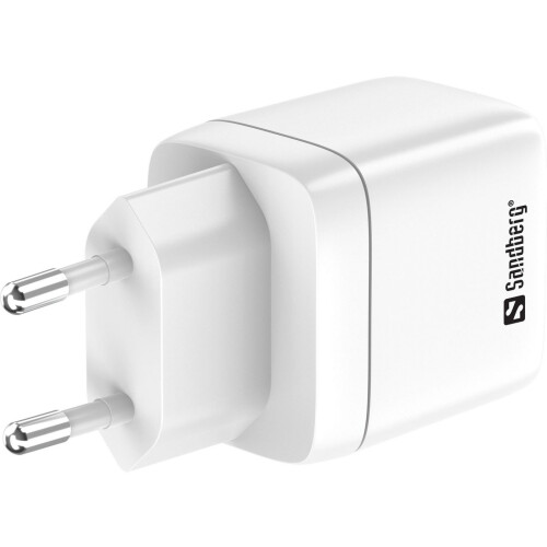Witte 2-in-1 oplader - Sandberg - 35 W - 1x USB-C - 1x USB 1