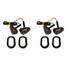 2 Pair Motorcycle Turning Light 12V LED Turn Signals Light Shift Lights Blinker Indicator for Grom MSX125 MSX 125