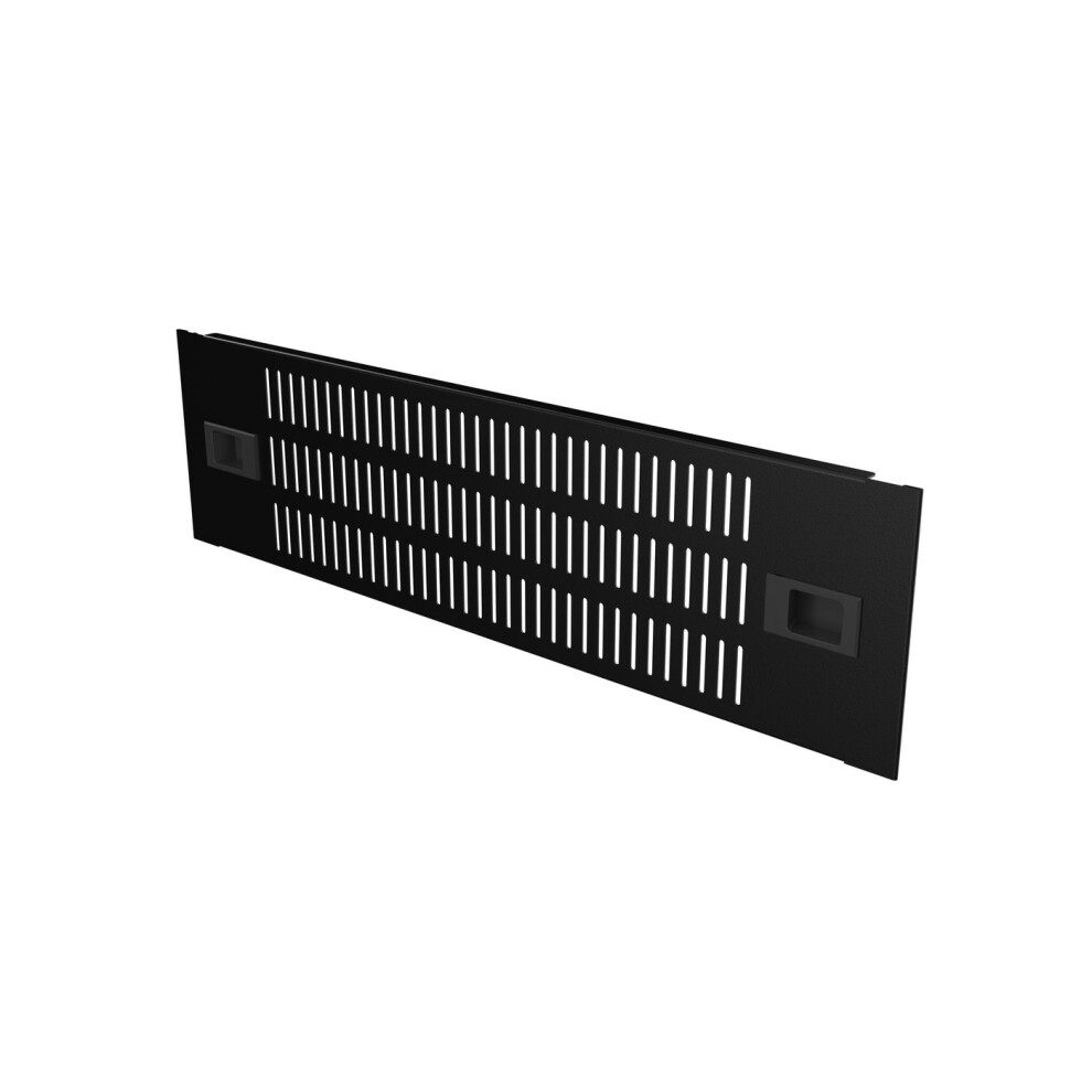 Lanview By Logon 2U 19" Snap Locking Vented Blank Panel Black 5715063299340
