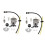 2X Carburetor for  TH23 TH26 TH34 23CC 25CC 26CC 33CC 35CC  Kit Replace 1