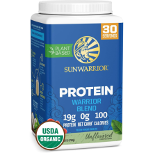 (750g) Sunwarrior Organic Plant-Based Protein Powder, Unflavoured
