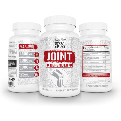 5% Nutrition Joint Complex: Glucosamine, Chondroitin, MSM, Turmeric, 200 Caps 2