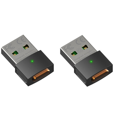 2X USB Mouse Mover Undetectable Mouse Jiggler with Memory Function Automatic Mouse Mover Jiggler Keeps PC Awake