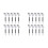2X MELE   Tee Rhombus  Tee Bracket 10 Diagonal Insert Durable Plastic Tee  Speed Tee  Accessories 1
