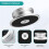 2X Record Weight Stabilizer with Soft Protective Pad for Hifi Vinyl LP Disc Record Player Profile (Silver) 4