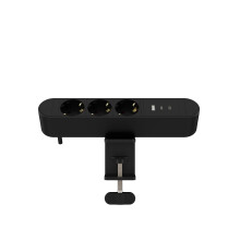 MicroConnect Multi Desktop Power Socket 3 Ways Schuko 1 x USB-A 2 x USB-C 30W 18m