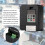 3X 2.2KW 220V Variable Frequency Drive Inverter Single to 3 Phase CNC VFD Universal 8