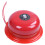 2X AC 220V 100mm 4 Inch Dia Schools Fire Alarm Round Shape Electric Bell Red 2