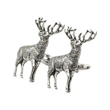 Onyx Art London Scottish Highland Stag Mens Cufflinks