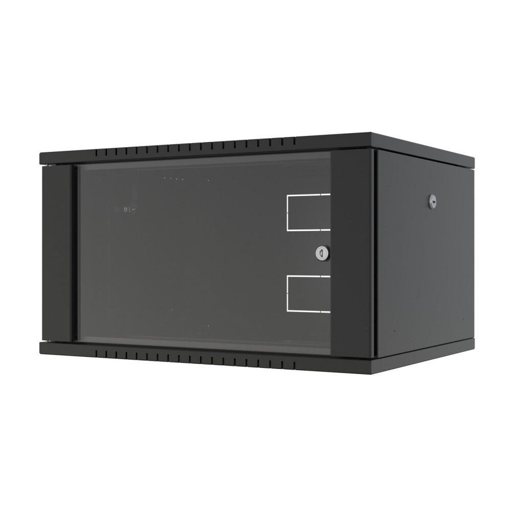Lanview Quick Assembly Unassembled 19" 7U Rack Wall Mount W:600 X D:450 X H:423mm - Black 5715328161658