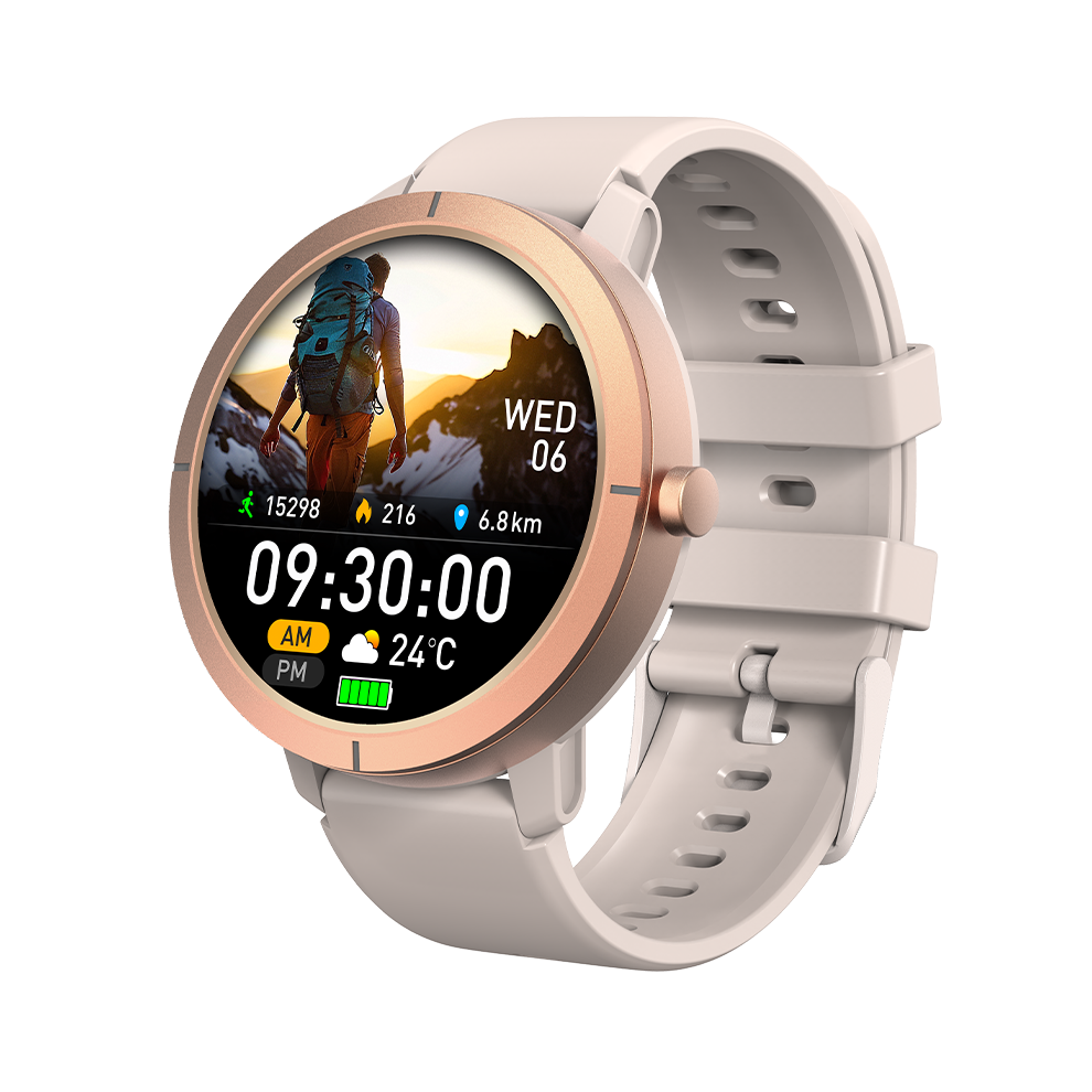 Smartwatch Dm76 Gps 5Atm Waterproof Amoled Display Sports Watch(Rose) 6083684976971