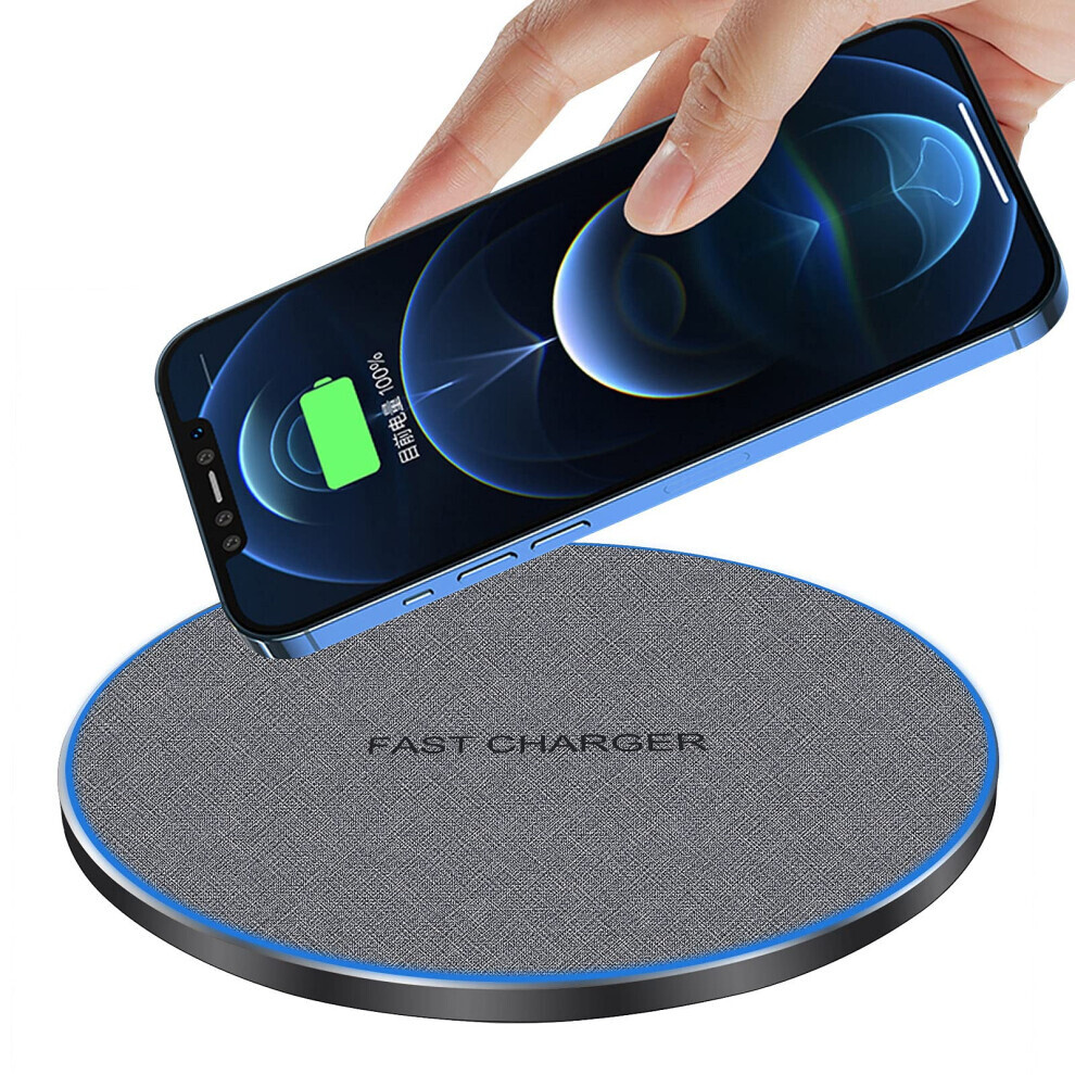 Fast Wireless Charger,15W Max Wireless Charging Pad Compatible With Iphone 14/15/13/12/Se/11/11 Pro/Xs Max/Xr/X/8,Airpods Wireless Charge 6083684976858