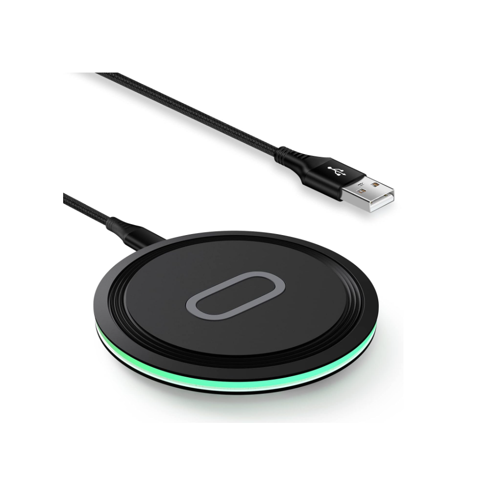 15W Wireless Charger Pad - Fast 15W For Samsung Galaxy S24/S23/S22/S21/S20 Ultra And Note 20-8, Z Fold/Flip, Pixel & Iphone 6083684977312