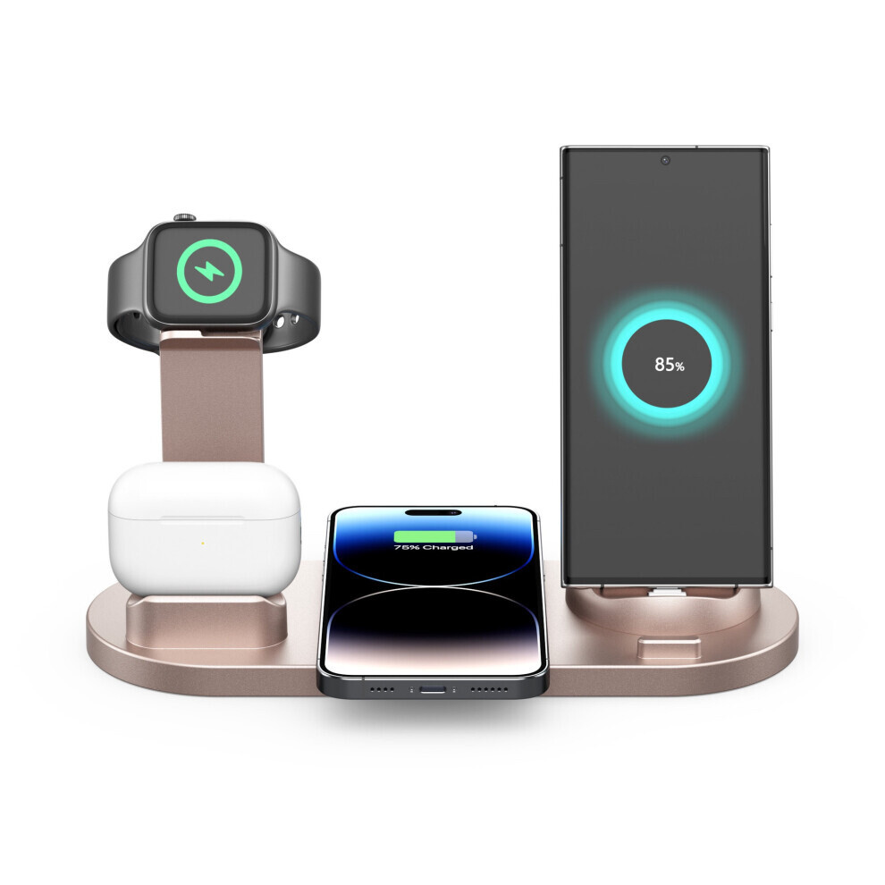 Charging Stand, 3-In-1 Wireless Charger For Iphone, Watch, Earbuds 6083684977688