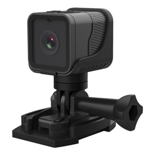 Action Camera 1080P Waterproof with Bicycle Stand(Black)