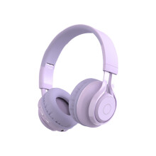 Wired Headphones, 9H Long Battery Life, 3.5mm Audio Cable, Purple