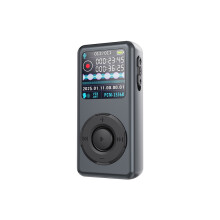 Diktiergerät mit Clip-Design, 1536 kbps, Farbbildschirm, MP3 - 32 GB (Schwarz)