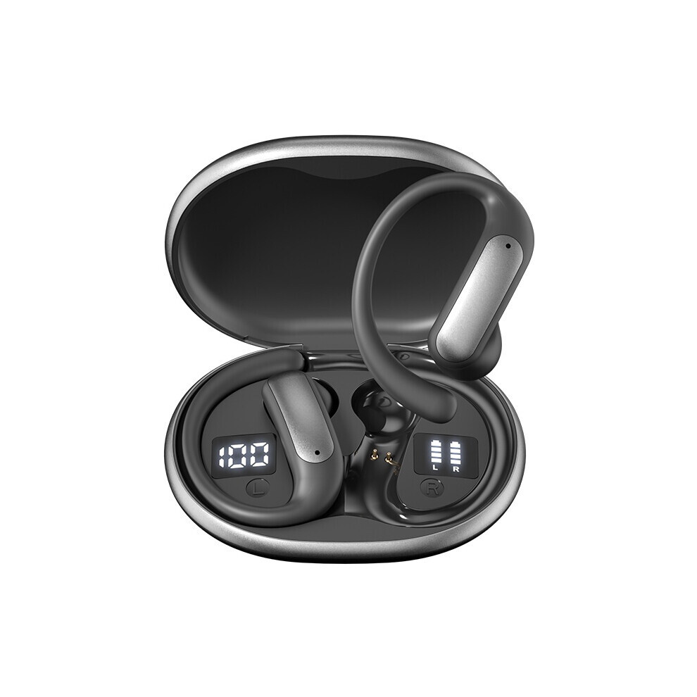 Open-Ear Bluetooth 5.4 Earbuds, Hi-Fi Stereo Sound, Stable Connection, Long Battery Life, Ipx5(Black) Black 6083684978869