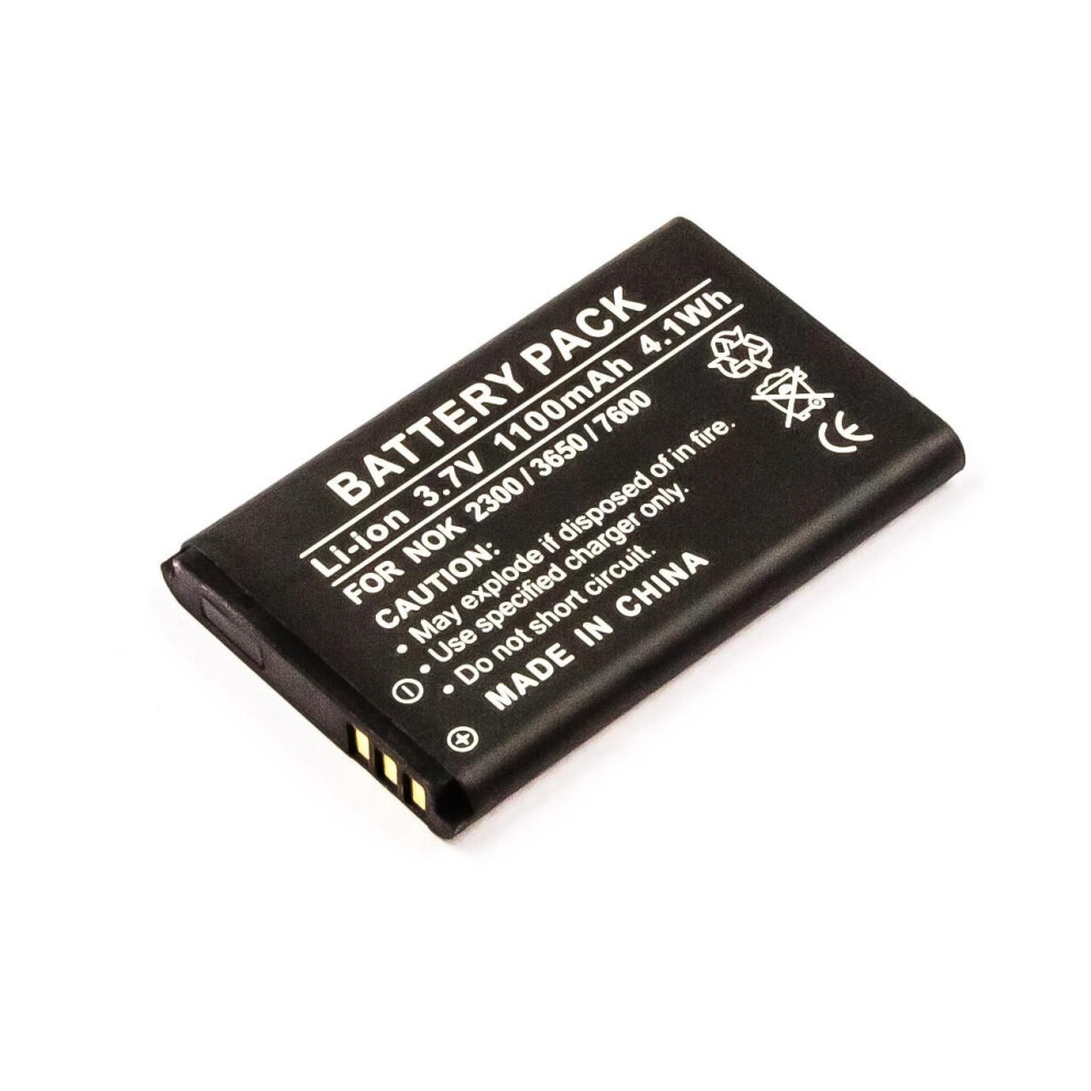 Coreparts Battery For Mobile 4Wh Li-Ion 3.7V 1100Mah Nokia Black 5711045712807