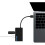 Hub USB 3.0 a 4 porte, nero, adattatore dati multiporta da 5 Gbps per laptop, PC e computer desktop (nero) 4