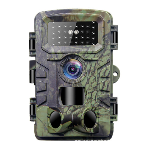 Caméra de chasse étanche 20MP 1080P avec 3 capteurs infrarouges et vision nocturne (verte)