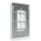 Ubiquiti Keystone Wall Plate Paintable Vertical 4-Port 4-Pack 4