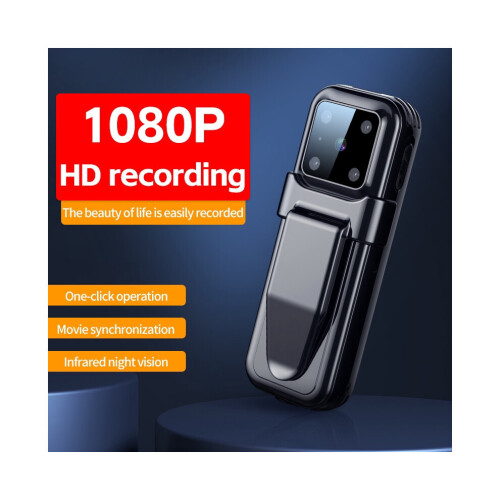 Εγγραφέας βίντεο 1080P Νυχτερινή όραση πρώτου προσώπου με υπέρυθρες - 128GB (μαύρο) 1