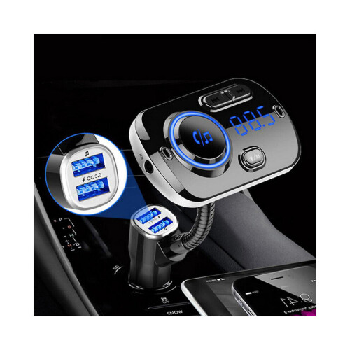 Πομπός FM Bluetooth αυτοκινήτου - Γρήγορη φόρτιση QC3.0 και κλήσεις χωρίς χέρια 1