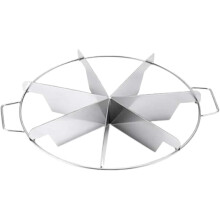 (7 Cut, -) Tortenschneider aus Edelstahl, 33 cm Durchmesser, mit Griff, für Kuchen & Torten (8 Schnitte)