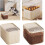 (White, -) Contenitore ermetico cibo cane 10 libbre, trasparente, anche per riso 7