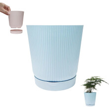 (Blue, -) Vasi pianta plastica rinforzata 11.7 pollici, per semenzai e interno