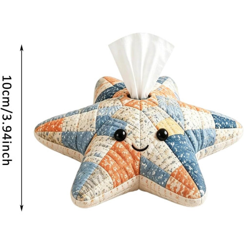(Clownfish, -) Κιτ Θήκης Χαρτομάντηλων Θαλάσσιο Ζώο, Patchwork, Ιδανικό για Μπάνιο 1