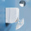 (White_2pcs, -) Deflector ajustable para aire acondicionado, extensible. 4