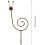(Gold, -) Melc metalic grădină 80cm, decor rustic, curte 2