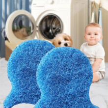 (Blue, -) 10 Haarentferner für Waschmaschine, wiederverwendbar, gegen Tierhaare (Blau)