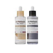 Dr.Melaxin PEEL SHOT GLOW EXFOLIANT RICE AMPOULE (WHITE RICE/BLACK RICE) 80ml