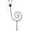 (Gold, -) Melc metalic grădină 80cm, decor rustic, curte 6