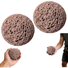 (Brown, 1.97 Inch) 2 Μπάλες Πάχους Χεριού, Γυμναστικής, Μήνας, Ιδανική για Rock Climbing