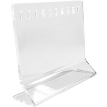 (Clear, -) Fishing Lure Display Case, Acrylic Clear Bait Storage Box, 10-Slot Fishing Lures Kit Set Storage, Transparent Storage Ra