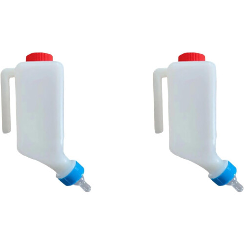 (White_1L 2pcs, -) Μπιμπερό Θήλασης Αρνιού 330ml, Πλαστικό