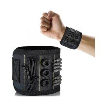 FUPUALL;Magnetic Wristband for Tools, 15 Magnets, Suitable for Screws, Wrenches, Screwdriver Bits, (1)