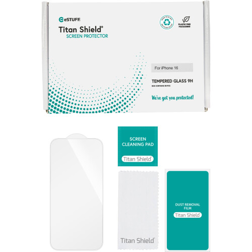 eSTUFF INFINITE iPhone Air Clear Screen Protector. 50 pcs Titan ShieldÂ 1